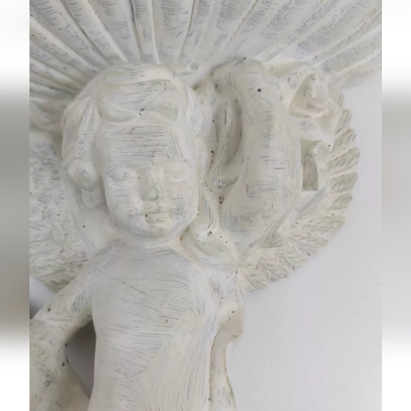 Angel resin wall sconce home decor 10 inches - Picture 3 of 9